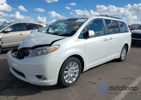 2015 Toyota Sienna Limited Premium 7 Passenger from USA, damaged, VIN 5TDDK3DC5FS098174